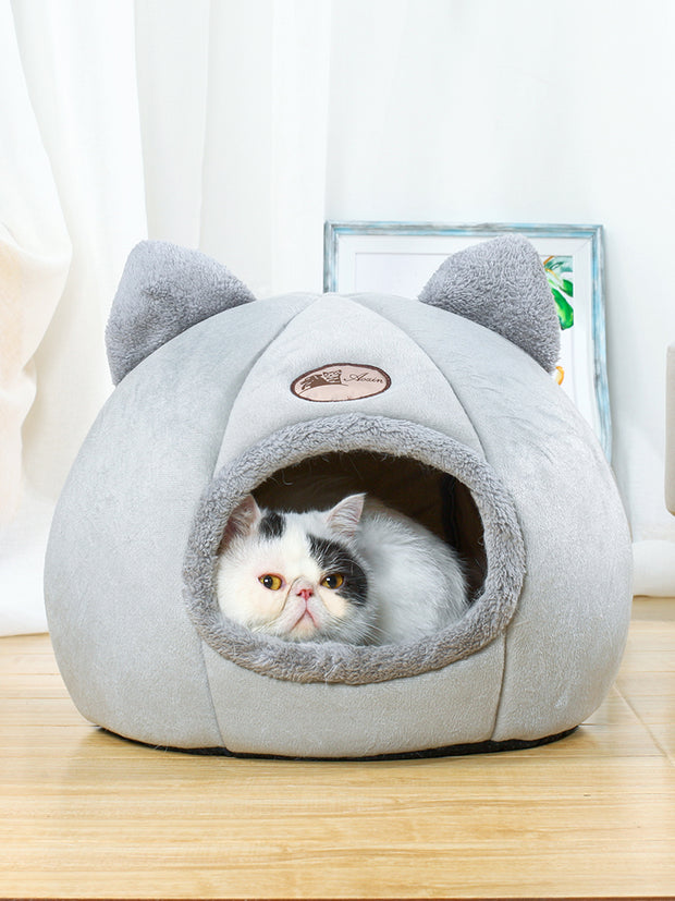 Enclosed Cat Supplies Bed