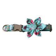 Green Rose Dog Collar Dog Leash Pet Collar