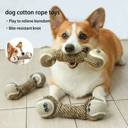 Large Small Dogs Toy Interactive Cotton Rope Mini Dog Toys Ball