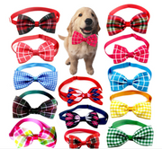 Plaid Pet Tie Cat Dog Scarf Accessories Pet Accessories