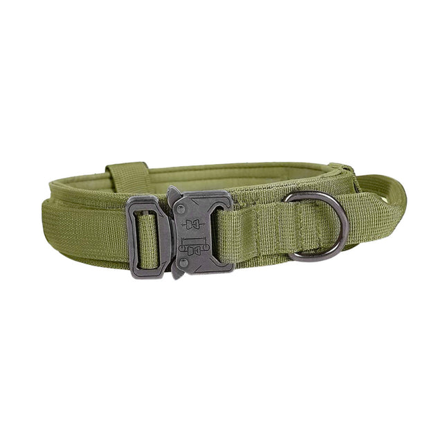 Leash Set Adjustable Military Nylon Dog Collar