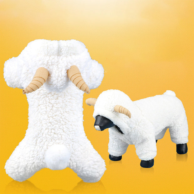 Velvet Warm Pet  Small Dog Teddy Clothes