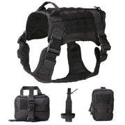 Outdoor Dog Vest Five Piece Suit Tactical Dog Clothing Dog Supplies