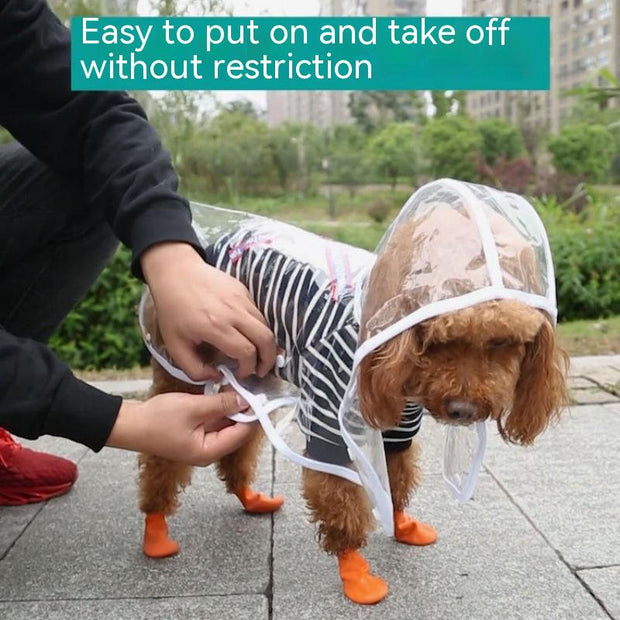 Pet Raincoat Dog Small Dog