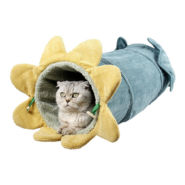 Creative Fruit Funny Pet Cat Tunnel Toys Puppy Ferrets Rabbit Play Dog Tunnel Tubes Toy Tube