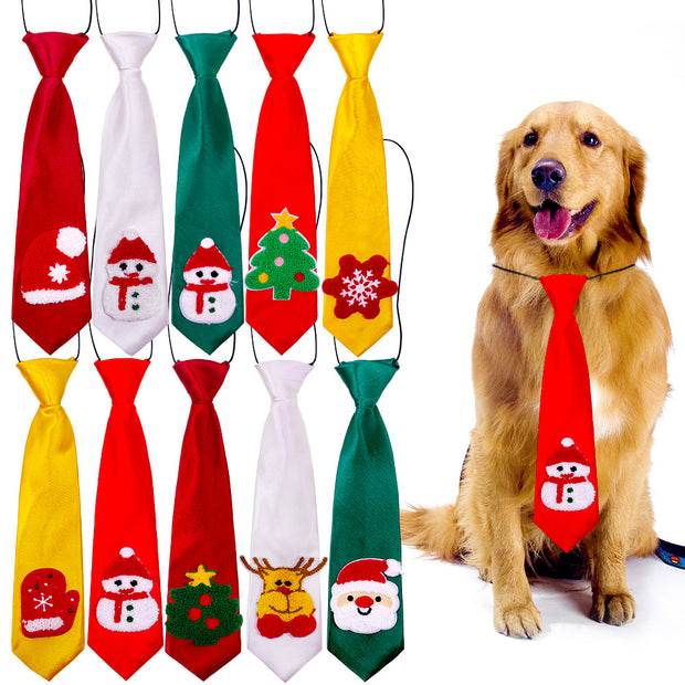 Pet Decorative Tie Dog Solid Color Accessories