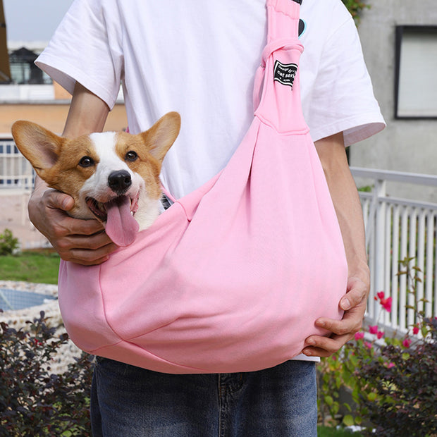 Pet Puppy Carrier Bag Cats Outdoor Travel Dog Subway Bus Shoulder Crossbody Bag Cotton Comfort Single Sling Handbag Tote Pouch Pet Carrier For Travel - Comfortable Single Shoulder Dog And Cat Bag