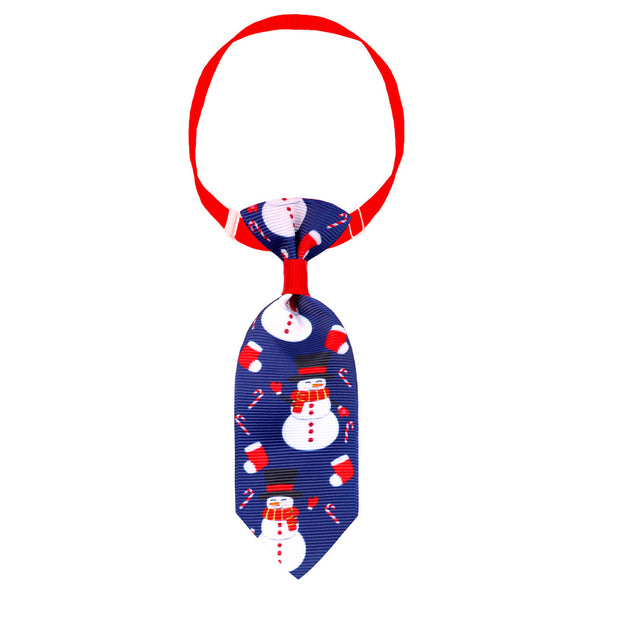 Pet Christmas Cute Printed Small Necktie