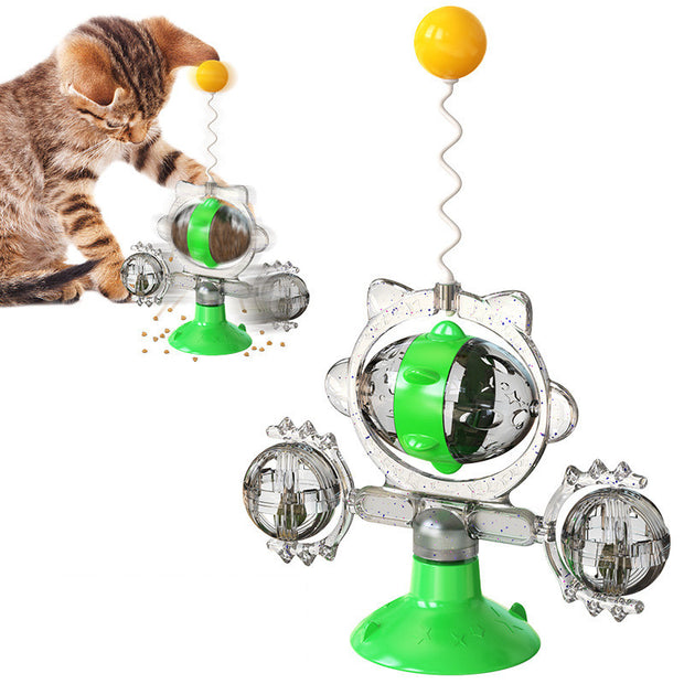 pet supplies cat pinwheel toy sucker leaky ball pet supplies cat pinwh